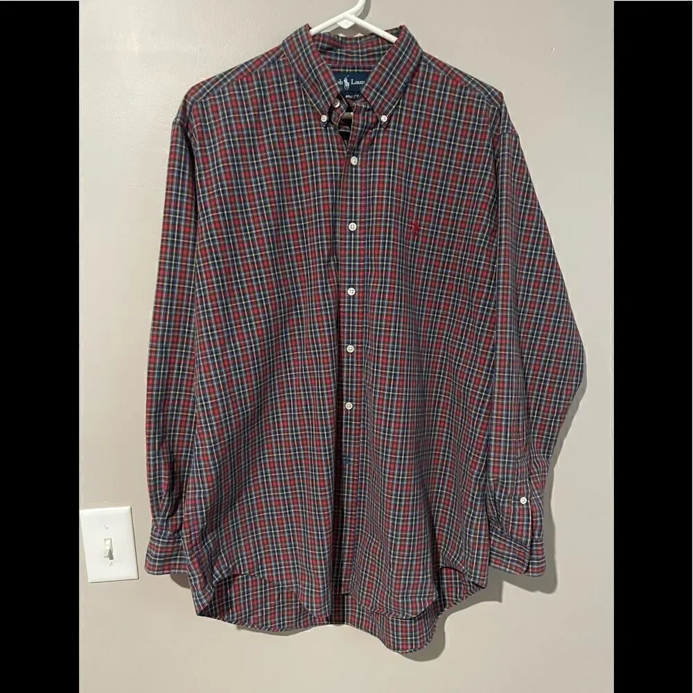 VINTAGE Polo Ralph Lauren long sleeve button down